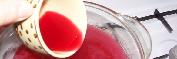 мусс клюквенный