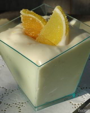 Мусс-мороженое из пудинга