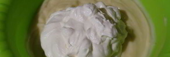 мусс-мороженое из пудинга