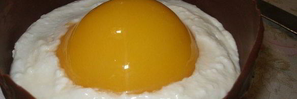 пасхальные шоколадные яйца с творожным муссом