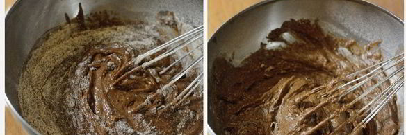 рождественское полено с шоколадным муссом и ягодами