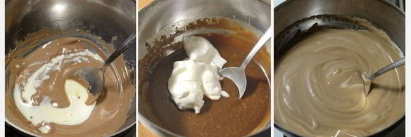 рождественское полено с шоколадным муссом и ягодами