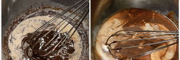 рождественское полено с шоколадным муссом и ягодами