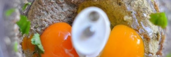 рыбные рулетики с грибным муссом