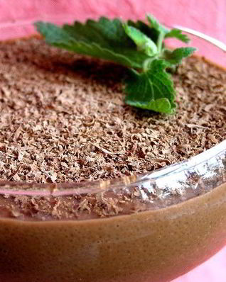 Шоколадно-манный мусс