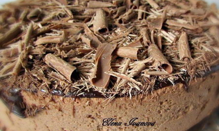 Рецепт шоколадна-вишневого торт-мусс