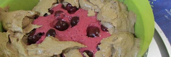 шоколадно-вишневый торт-мусс