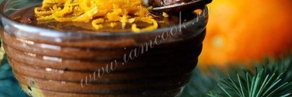 шоколадный мусс с апельсином