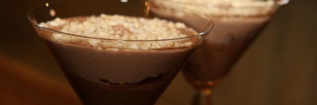 Шоколадный мусс с фундуком