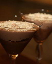 Шоколадный мусс с фундуком