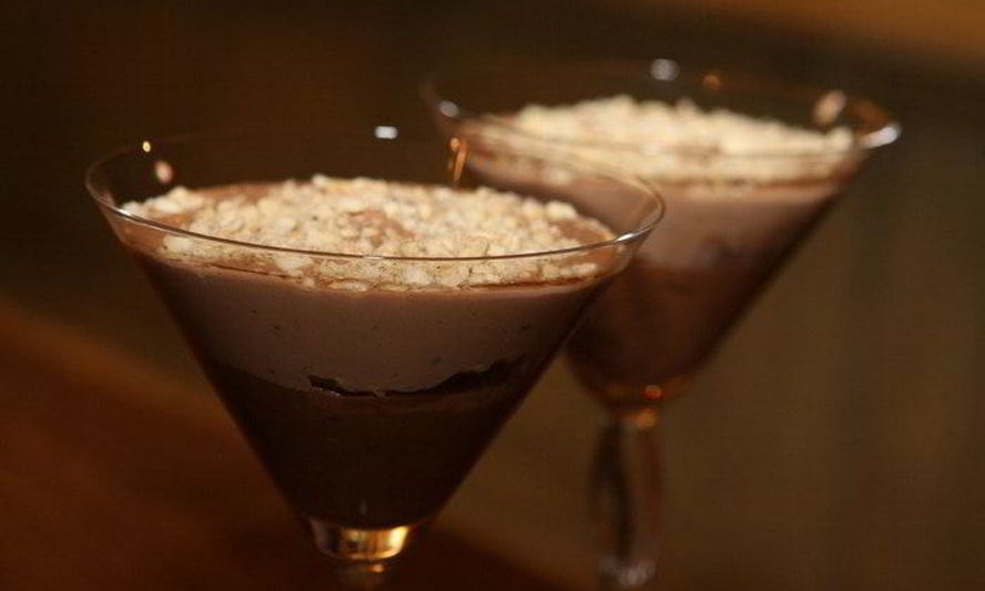 Рецепт шоколадного мусса с фундуком