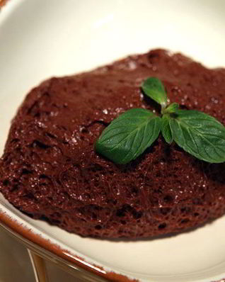 Шоколадный мусс с мятой