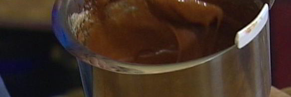 шоколадный мусс с мятой