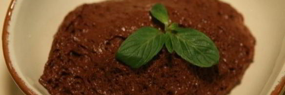 шоколадный мусс с мятой