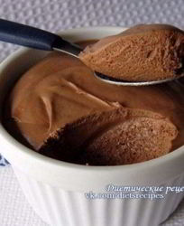 Шоколадный мусс с творогом