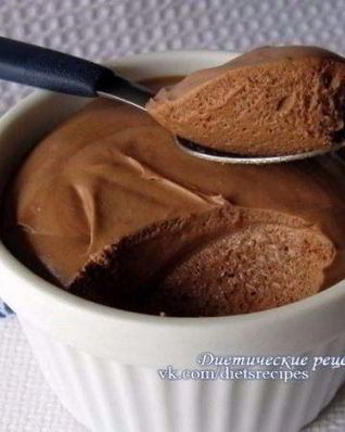 Шоколадный мусс с творогом
