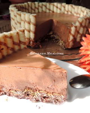 Шоколадный торт-мусс без выпечки