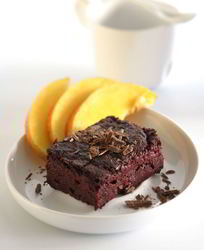 Шоколадный торт-мусс со свеклой