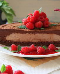 Шоколадный торт-мусс Сюрприз