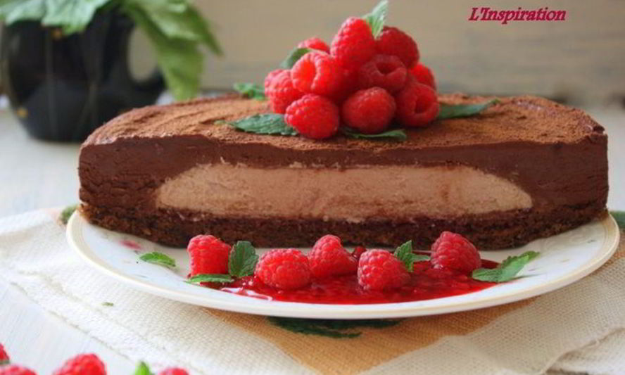Рецепт шоколадного торта-мусса сюрприз