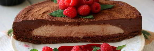 шоколадный торт-мусс сюрприз