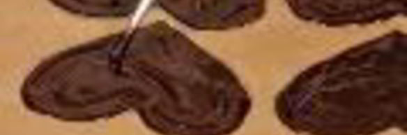 шоколадные сердечки со сливочным муссом