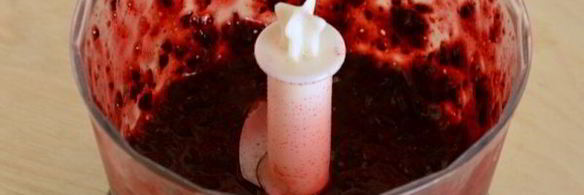 сливочный мусс с черной смородиной