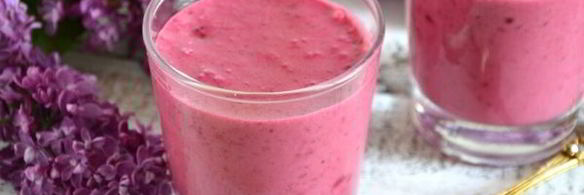 сливочный мусс с черной смородиной