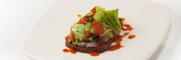 сморреброд с муссом из говяжьего языка