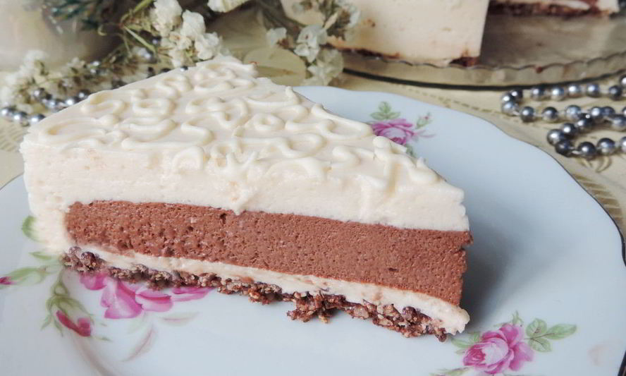 Рецепт торта-мусса без выпечки сладкий дуэт
