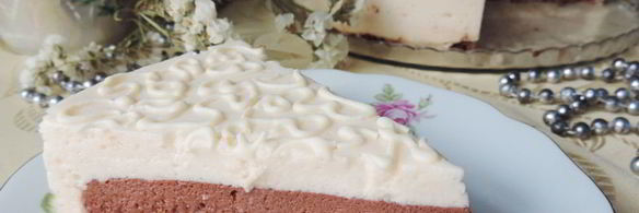 торт-мусс без выпечки сладкий дуэт