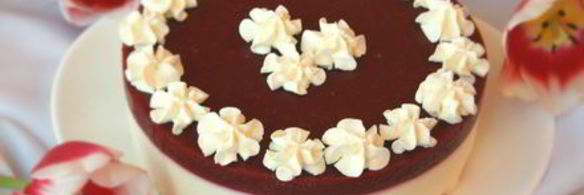 торт-мусс клубника на сливках без выпечки