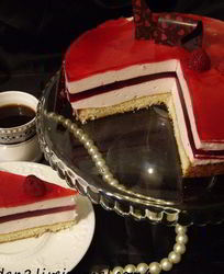 Торт-мусс клюква