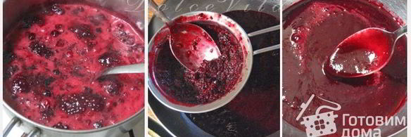 торт-мусс с черной смородиной