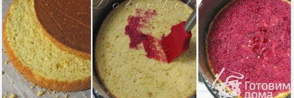 торт-мусс с черной смородиной