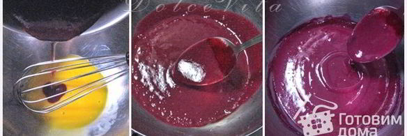 торт-мусс с черной смородиной