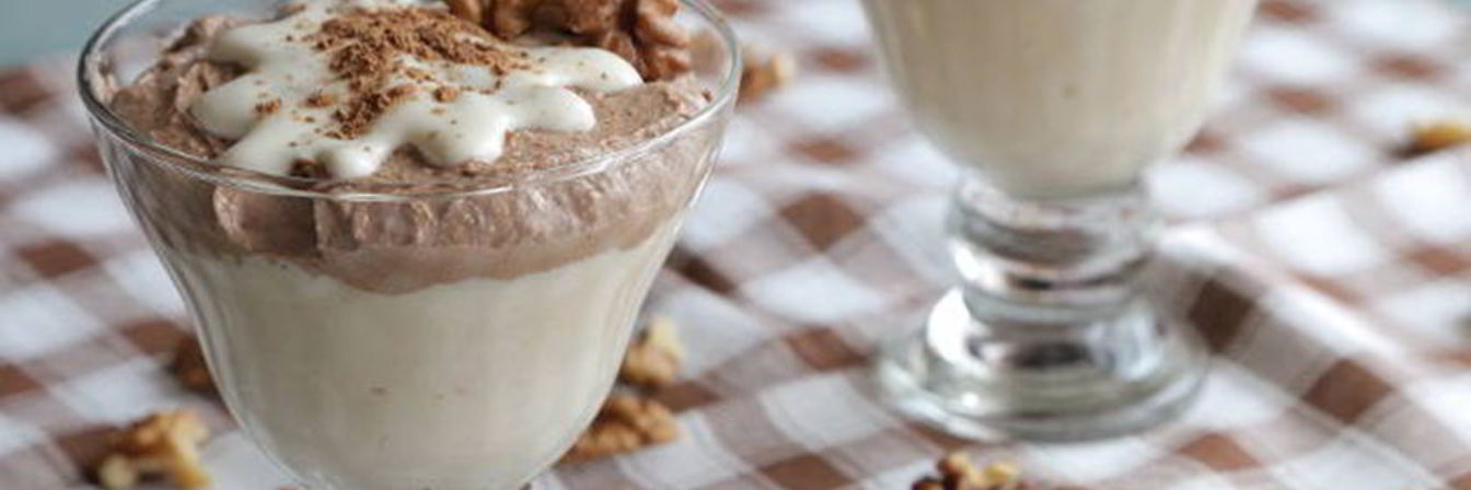 Творожно-банановый мусс