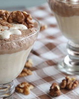 Творожно-банановый мусс