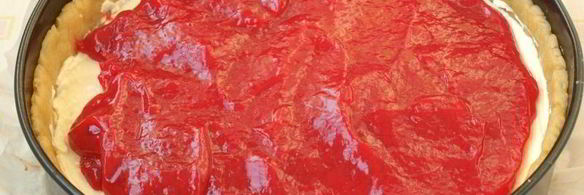 творожный чизкейк с малиновым муссом