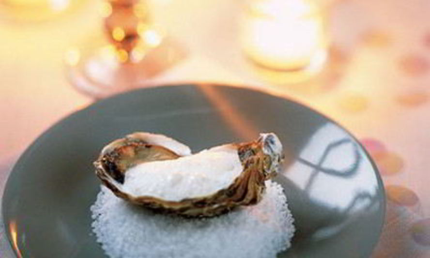 Рецепт устриц с муссом камамбер