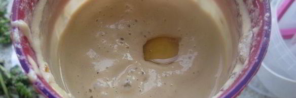 запеченный мусс из белых грибов со сметаной