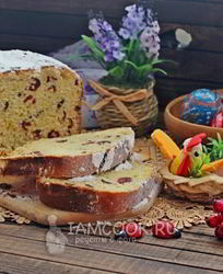 Быстрый кулич в хлебопечке