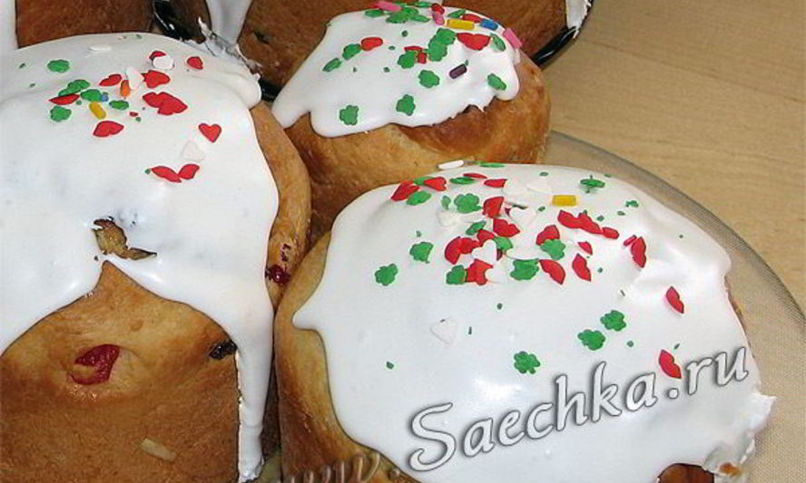 Рецепт глазури для пасхального кулича