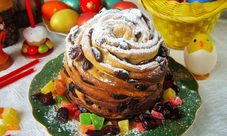 Рецепт кружевного пасхального кулича