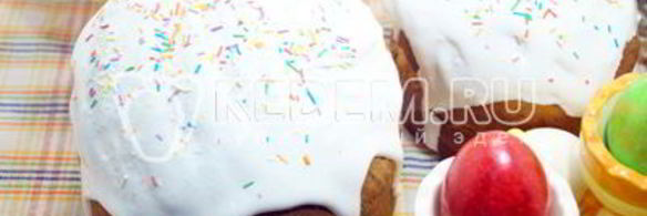 кулич пасхальный маковый