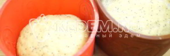 кулич пасхальный маковый