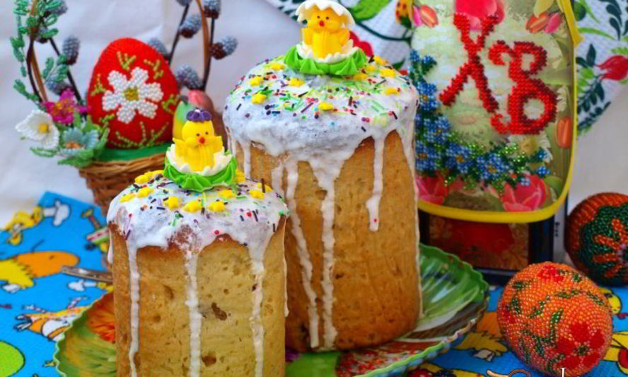 Рецепт куличей на сливках