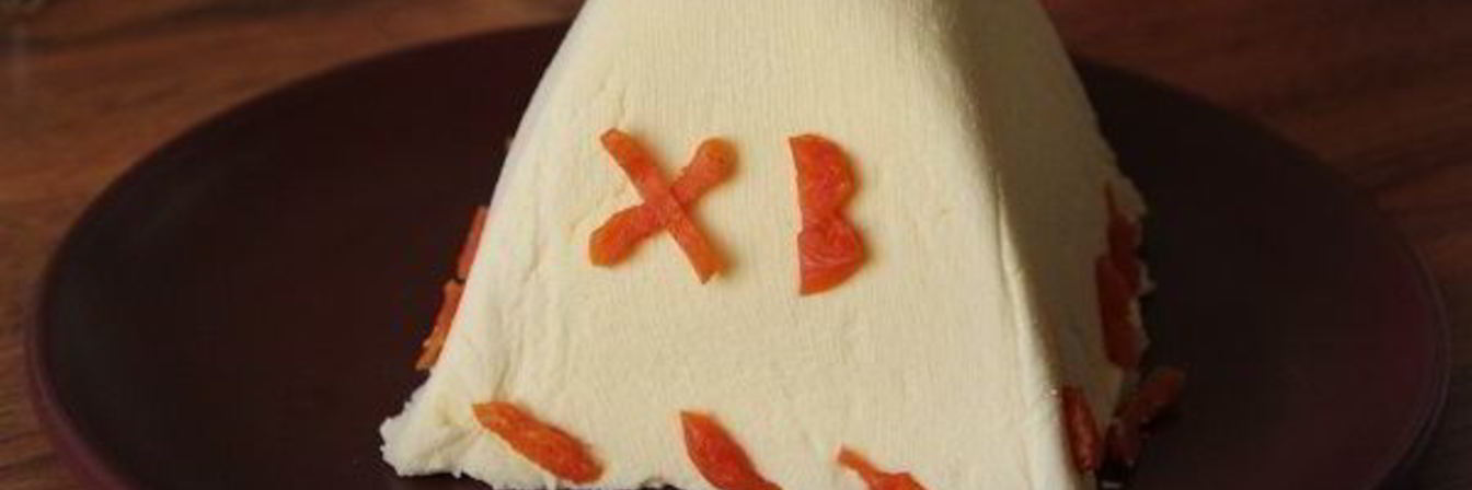 Пасха из козьего творога