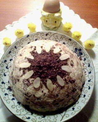 Пасха миндальная заварная