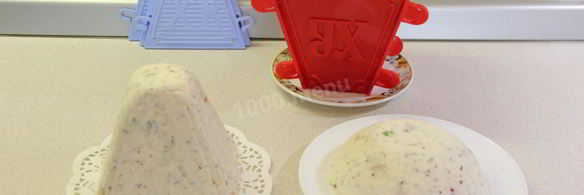 пасха творожная сливочная с орехами заварная
